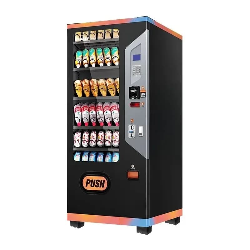 Distributeur automatique de snacks grande capacité, sortie stable, pour bureau, école, salle de spor