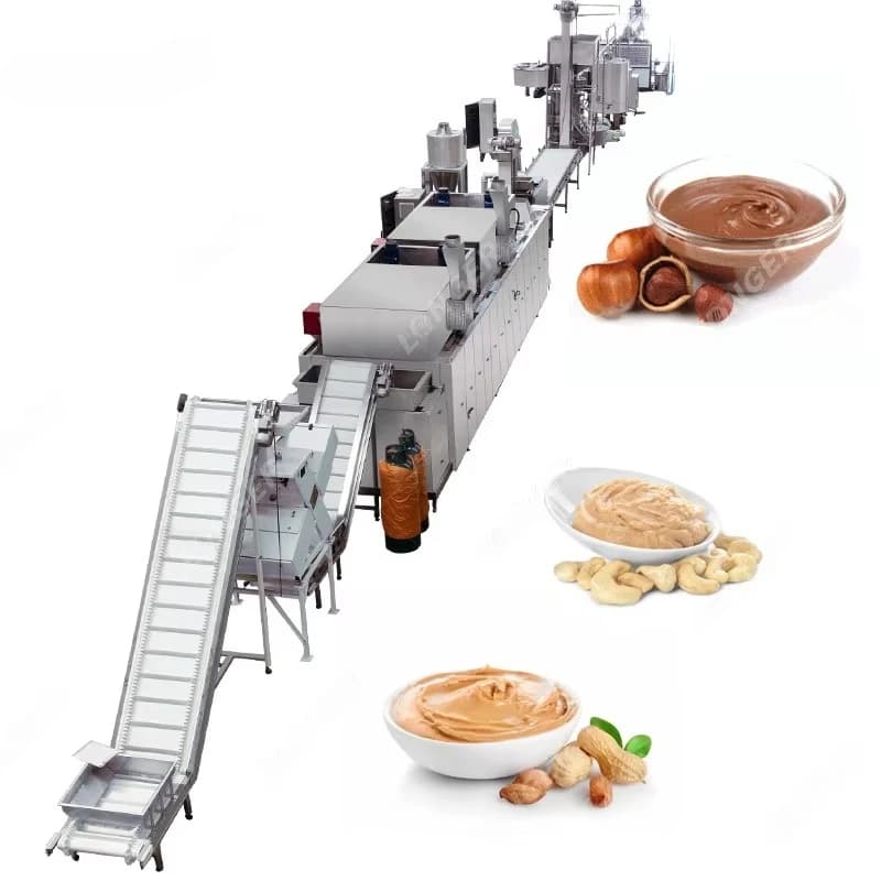 Machine à broyer les noix de cajou en acier inoxydable, machine à fabriquer la pâte de noisettes, ma