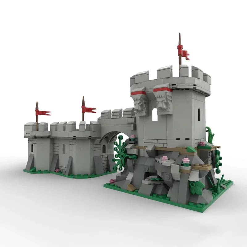 529 Medieval Castle Model MOC Building Block Set - An ideal gift for creative assembly toys with arc