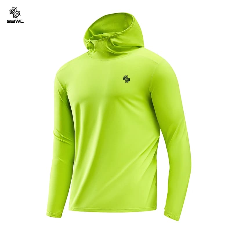 SBWL sweat à capuche respirant à manches longues pour hommes/femmes de haute qualité pour sports et