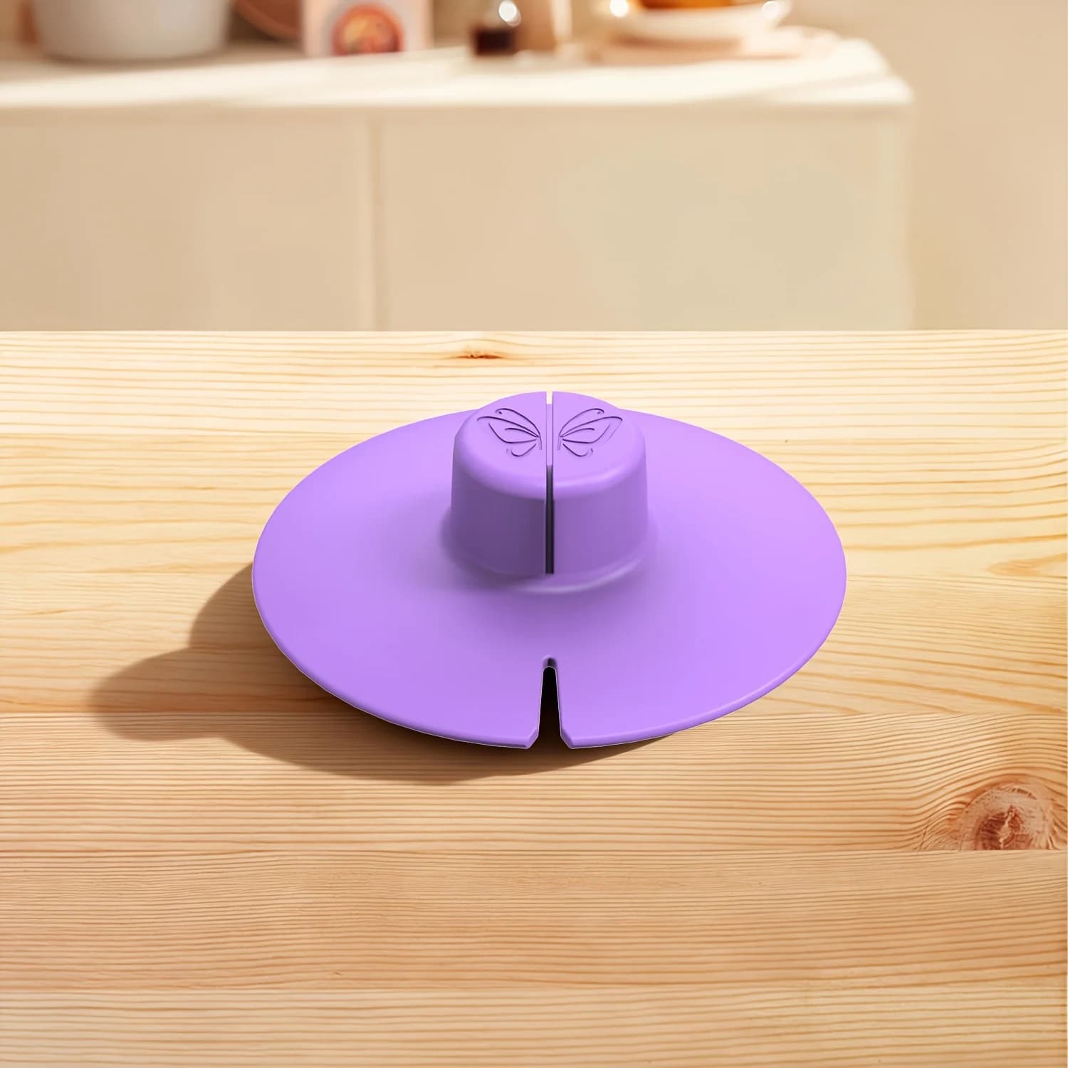 1 pièce Support et presse-sachets de thé en silicone, facile à utiliser, sans dégâts, compatible lav