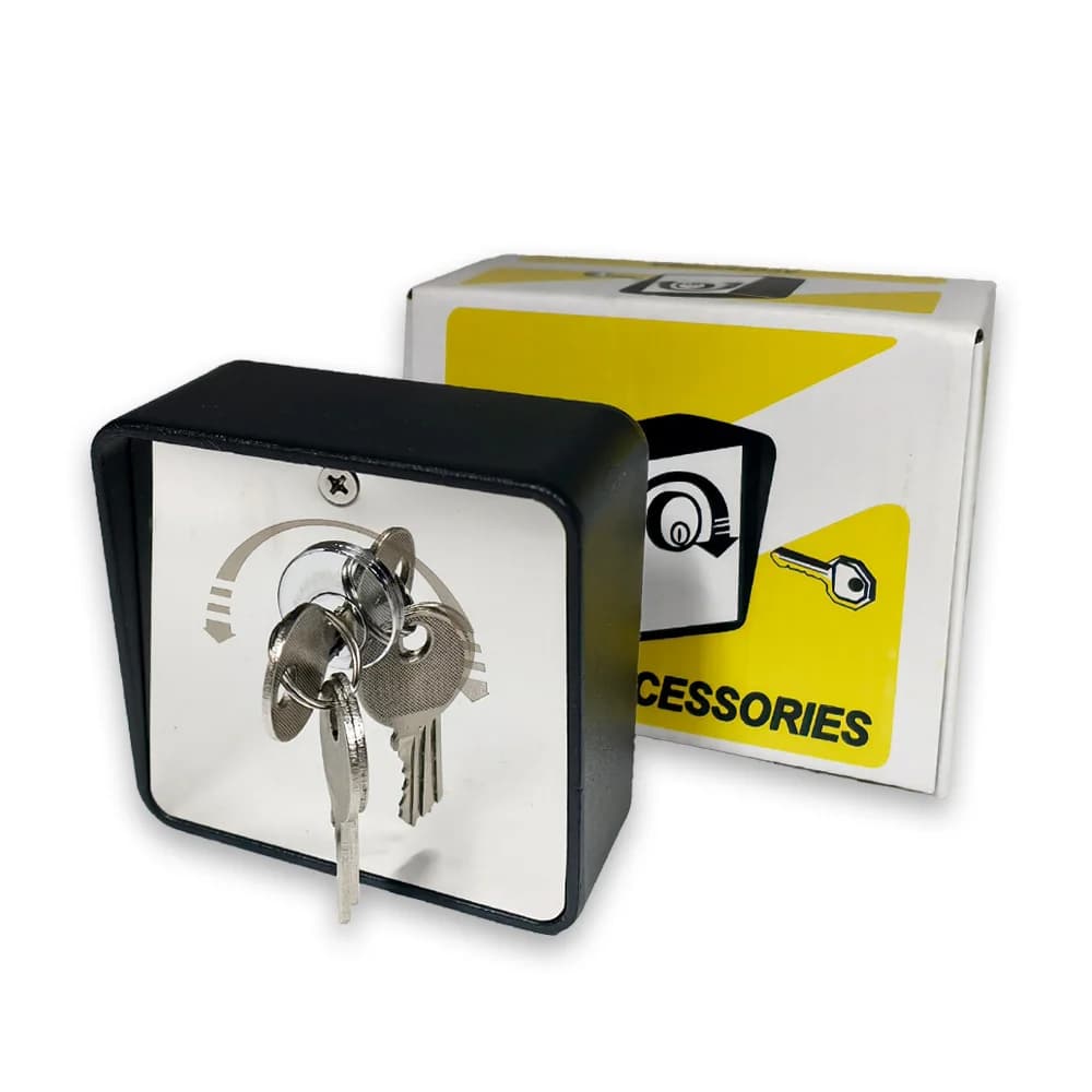 Interrupteur à clé de volet roulant standard européen – Accessoire de moteur central pour portes rou