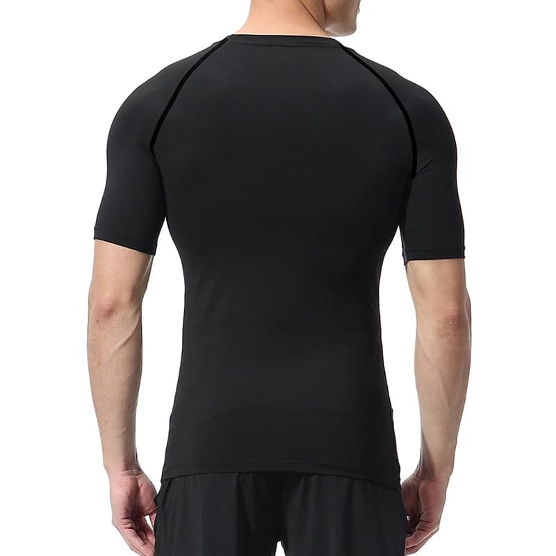 Chemise de compression à imprimé Dragon Rick pour hommes, maillots de base athlétiques, t-shirts à s