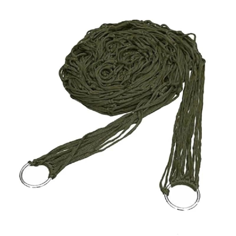 Hamac multifonctionnel en nylon, ULen maille, pour dormir à l'extérieur, camping, parfait pour la re