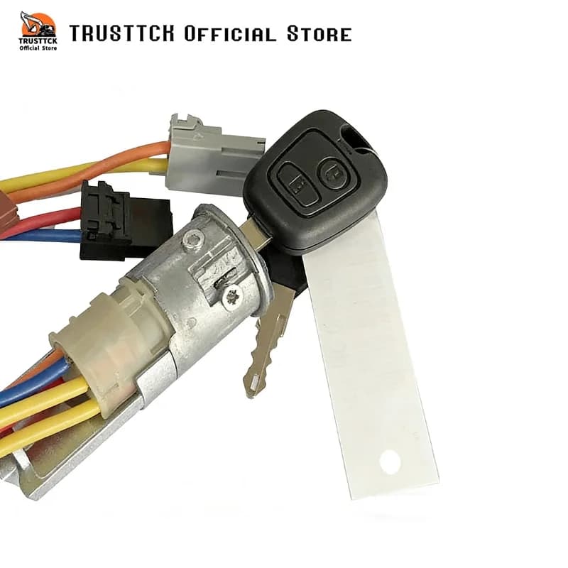 252121 Interrupteur d'allumage avec antivol pour PEUGEOT 106 405 4162-92 6P 4162.92 416292