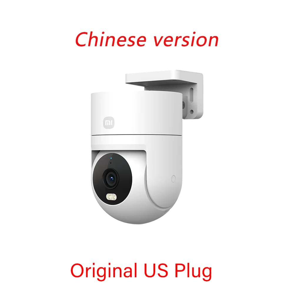 Caméra extérieure Xiaomi 4C 5 mégapixels Vision nocturne couleur intégrale Étanche IP66 Gimbal bidir