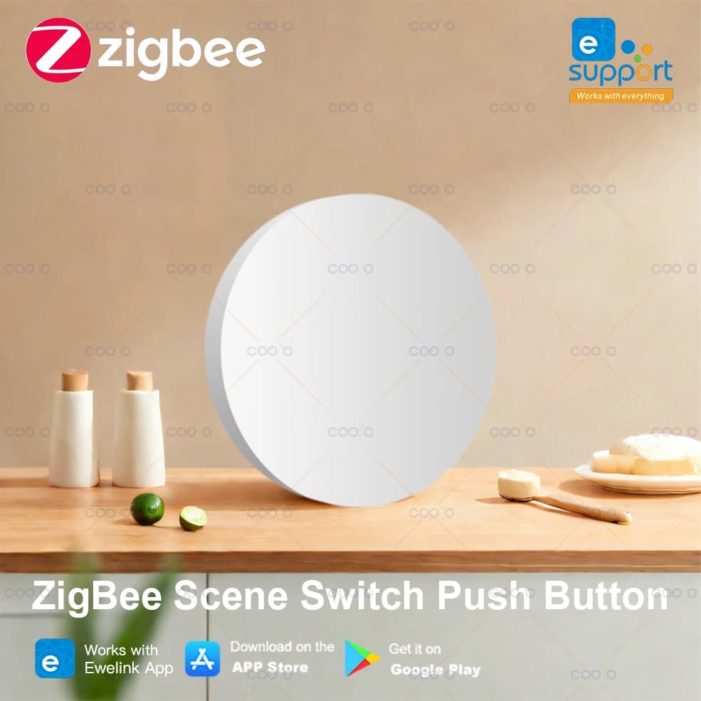 Ewelink Zigbee bouton poussoir intelligent commutateur de scène sans fil App télécommande automatisa