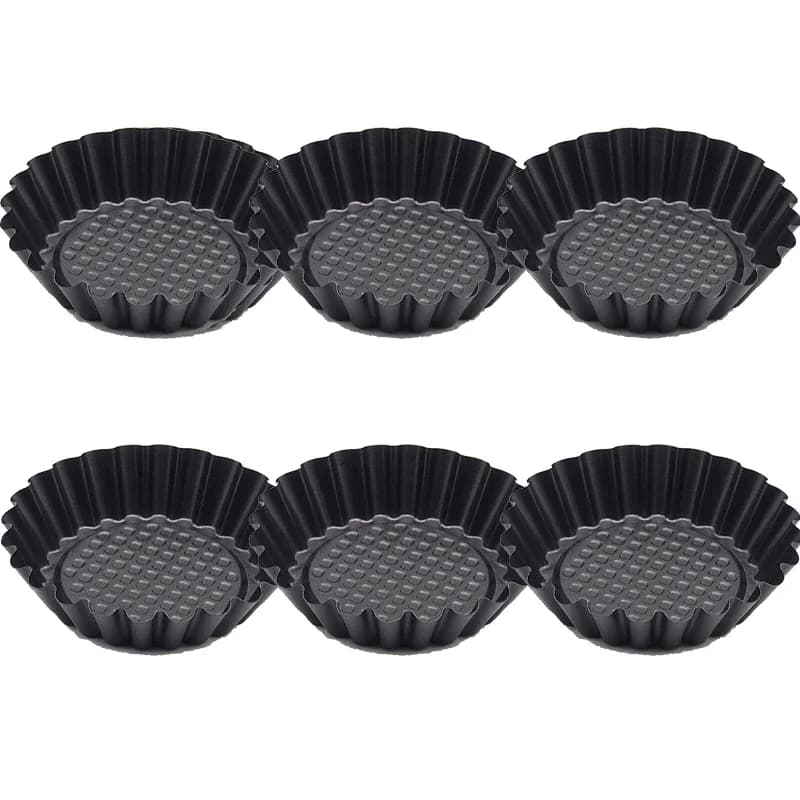 Moule rond antiadhésif pour tarte, Quiche, Flan, en dentelle, pour tarte aux œufs, moules à tartelet