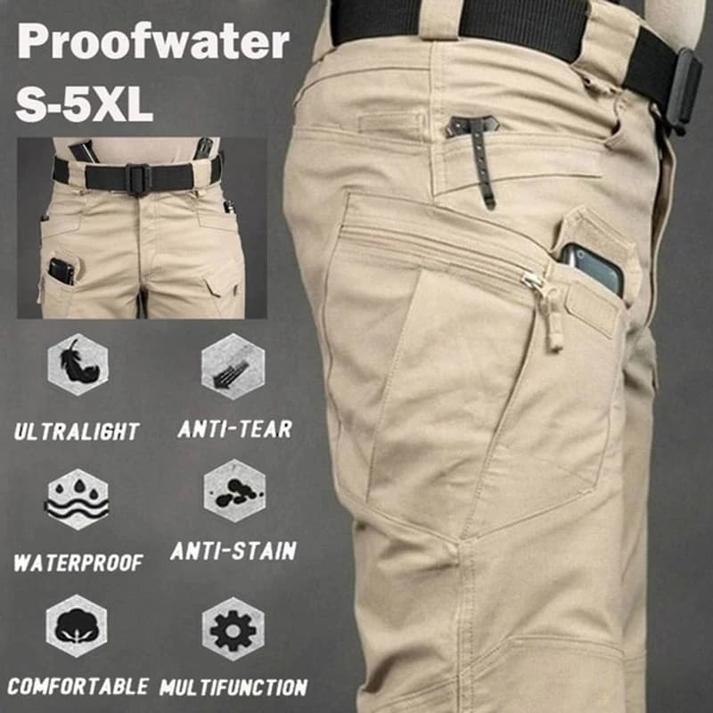 Pantalon Cargo tactique pour hommes, grande taille 6XL, pantalon de sport décontracté en plein air,