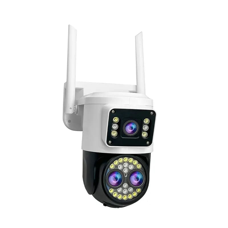 Caméra Dôme IP PTZ Sans Fil Yoosee APP 4MP à Double Objectif, Détection Humanoïde IA Couleur Intégra