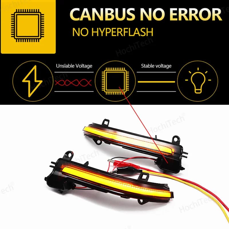Clignotant dynamique jaune de haute qualité pour BMW i3 i3S série 2014 – 2018, style de voiture