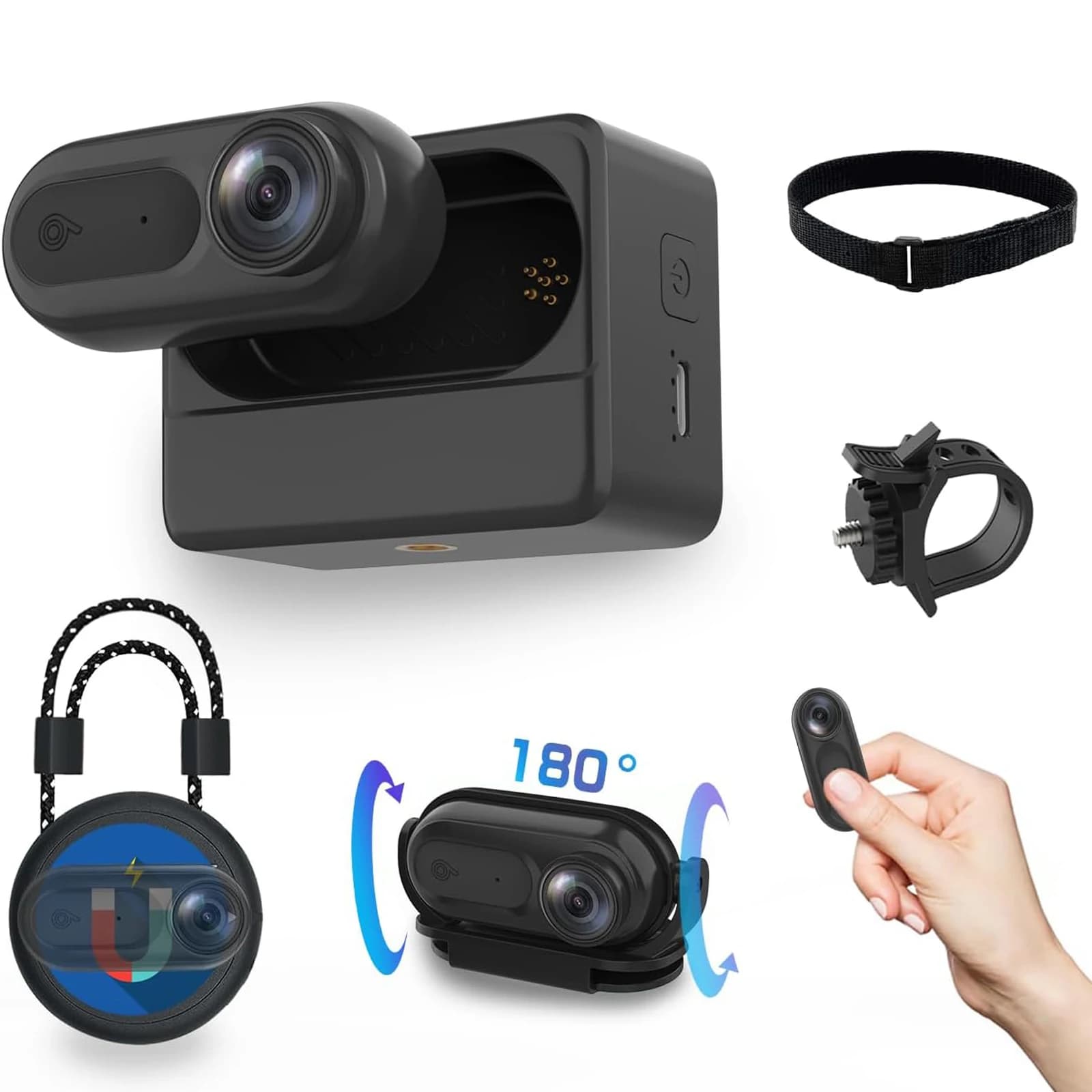 2 mètres étanche Pov caméra Sports de plein air caméra portable pouce poche action sport mini caméra