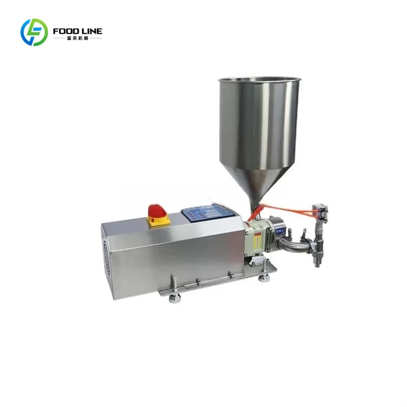 Machine de remplissage manuelle de liquide de sauce épaisse de beurre de mayonnaise de 5000Ml