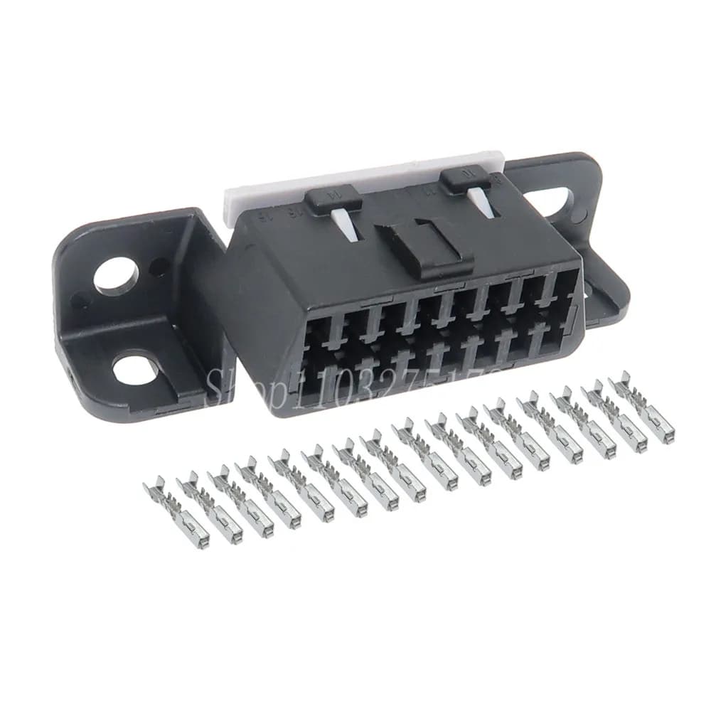 1 jeu de connecteurs automobiles MG610761-5 12110250, 16 broches, prises de fil OBD2, adaptateur Obd