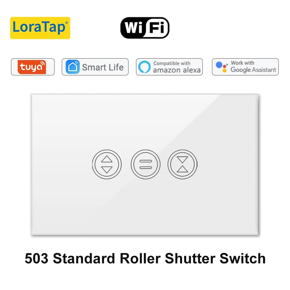 Tuya – interrupteur WiFi intelligent pour rideau électrique motorisé, moteur de volet roulant, Googl
