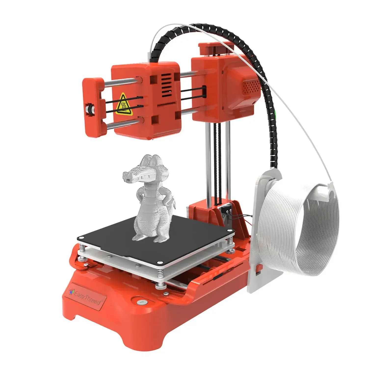 EasyThreed-Mini imprimante 3D K7, 100x100x100mm, pas de lit métropolitain, une clé avec carte TF, fi