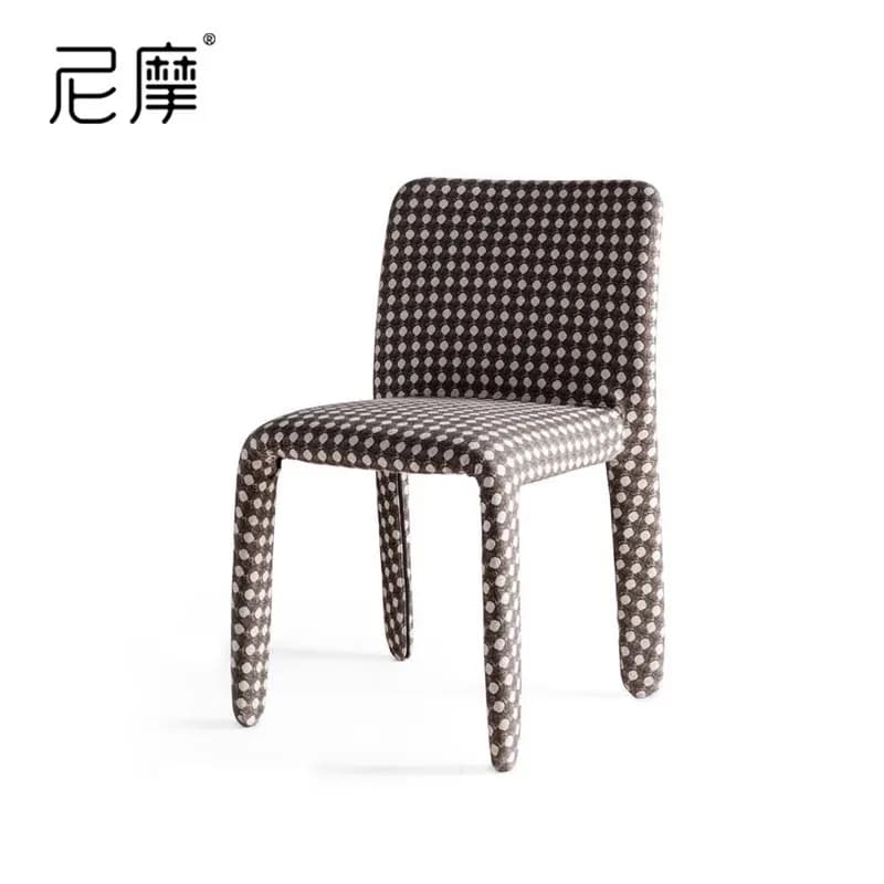 Chaise de salle à manger haut de gamme de luxe léger, chaise moderne et simple pour la maison, chais