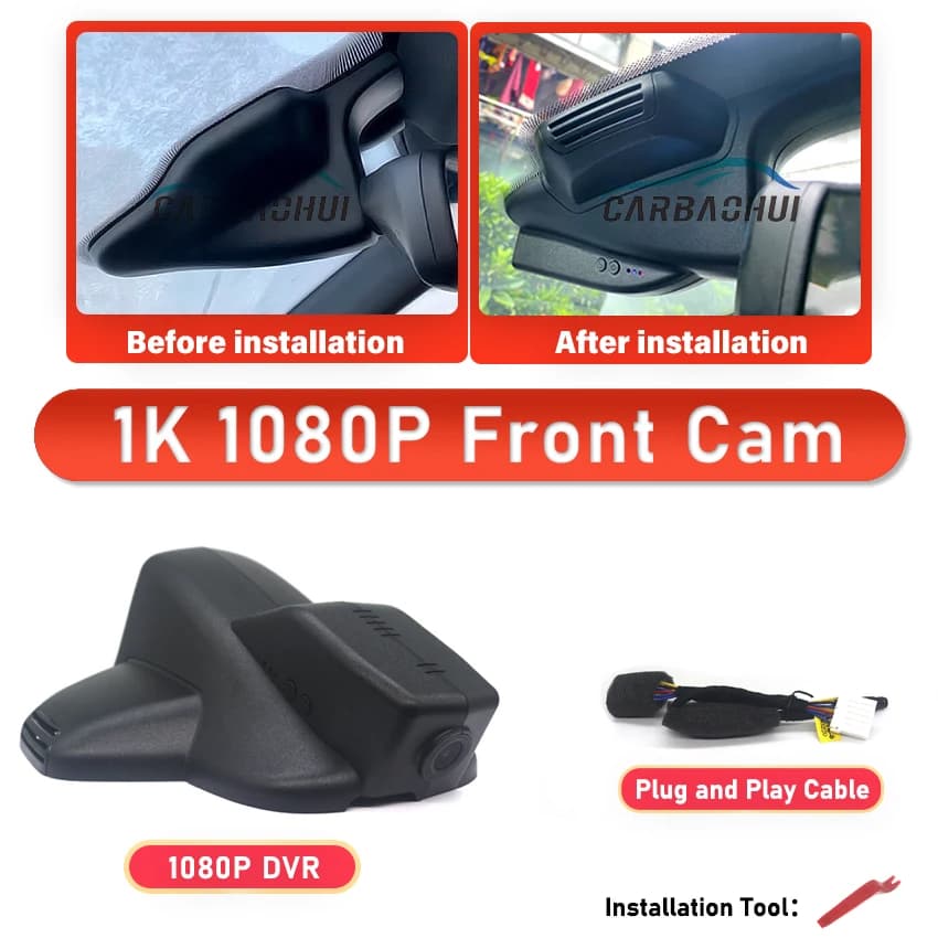 Caméra embarquée pour Jeep Compass (2ème génération) 2018 2019 2020 2021 2022 2023, caméra de voitur