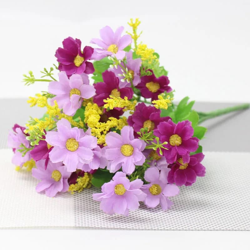 AndrArtificial Destroy InjFlower Décoration florale, Mariage, Sol floral, Salon, Table, Maison, Bouq