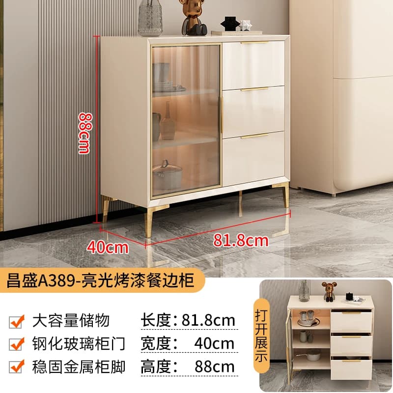 Armoires de salon rondes peu encombrantes, vitrine italienne tendance de qualité supérieure, design