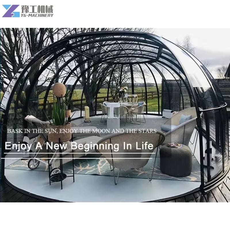 Maison bulle mobile, design ciel étoilé, matériaux pour maison conteneur de vacances, modèles de mai