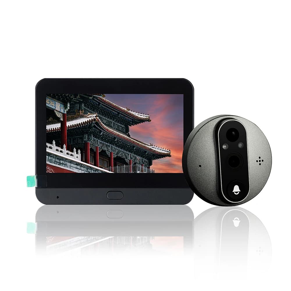 ED-300PA Tuya intelligent visuel oeil de chat HD1080P image sonnette Wifi judas vidéo sonnette camér