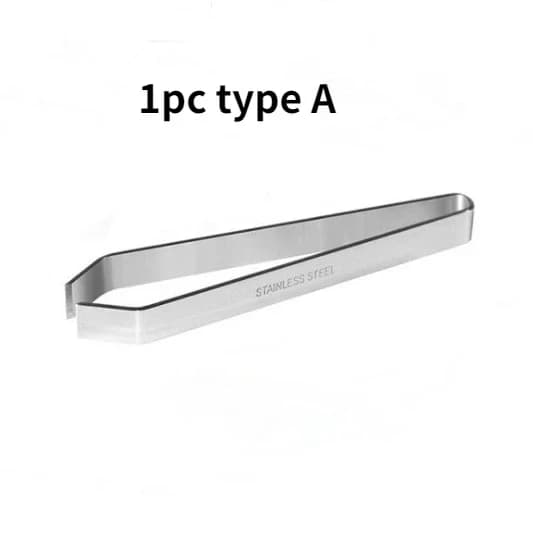 Pincettes plates et inclinées en acier inoxydable pour os de poisson, outils de retrait (4.6 pouces)
