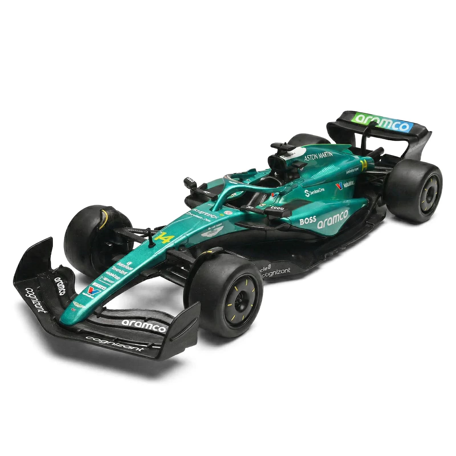 1:24 2024 F1 AMR24 # Modèle de voiture de course Fernando Alonso 14, équipe Aramco, modèle de voitur