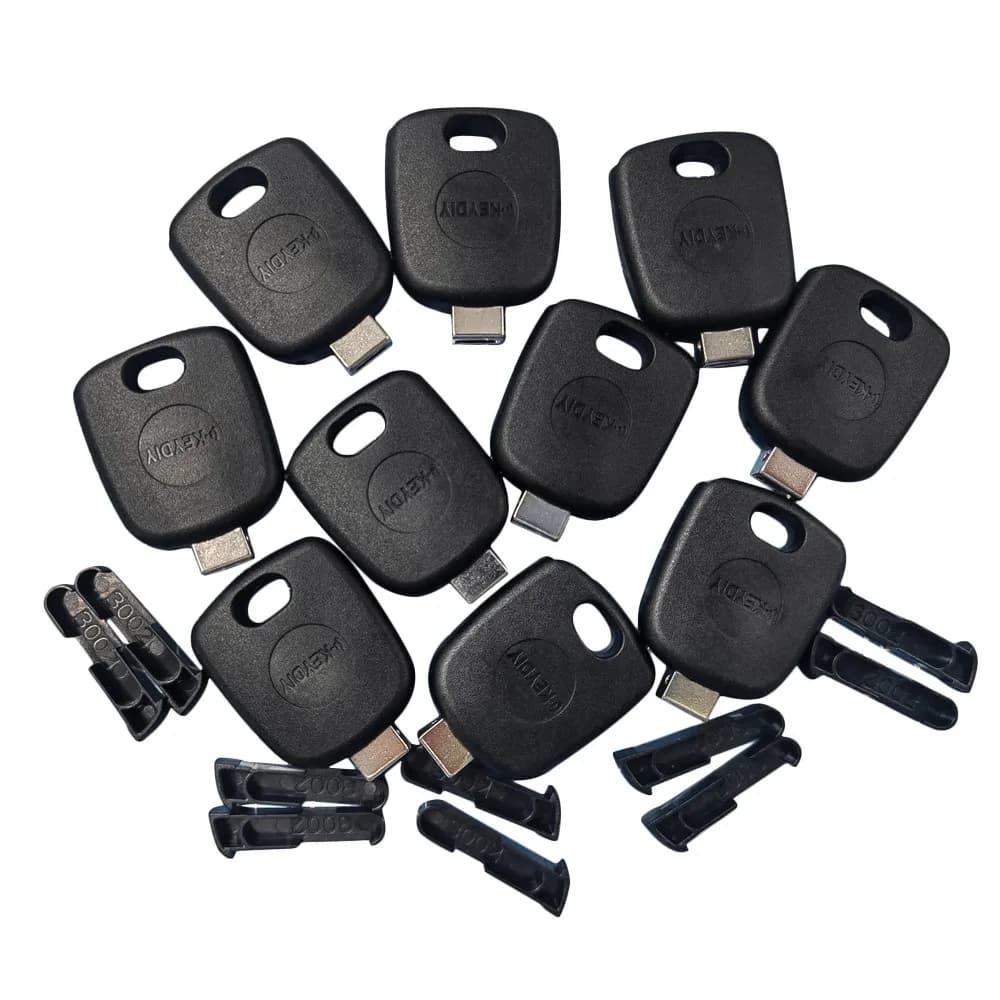 10/50pcs KD transpondeur clé étui de rechange puce clé tête KD Xhorse clé lame coque étui