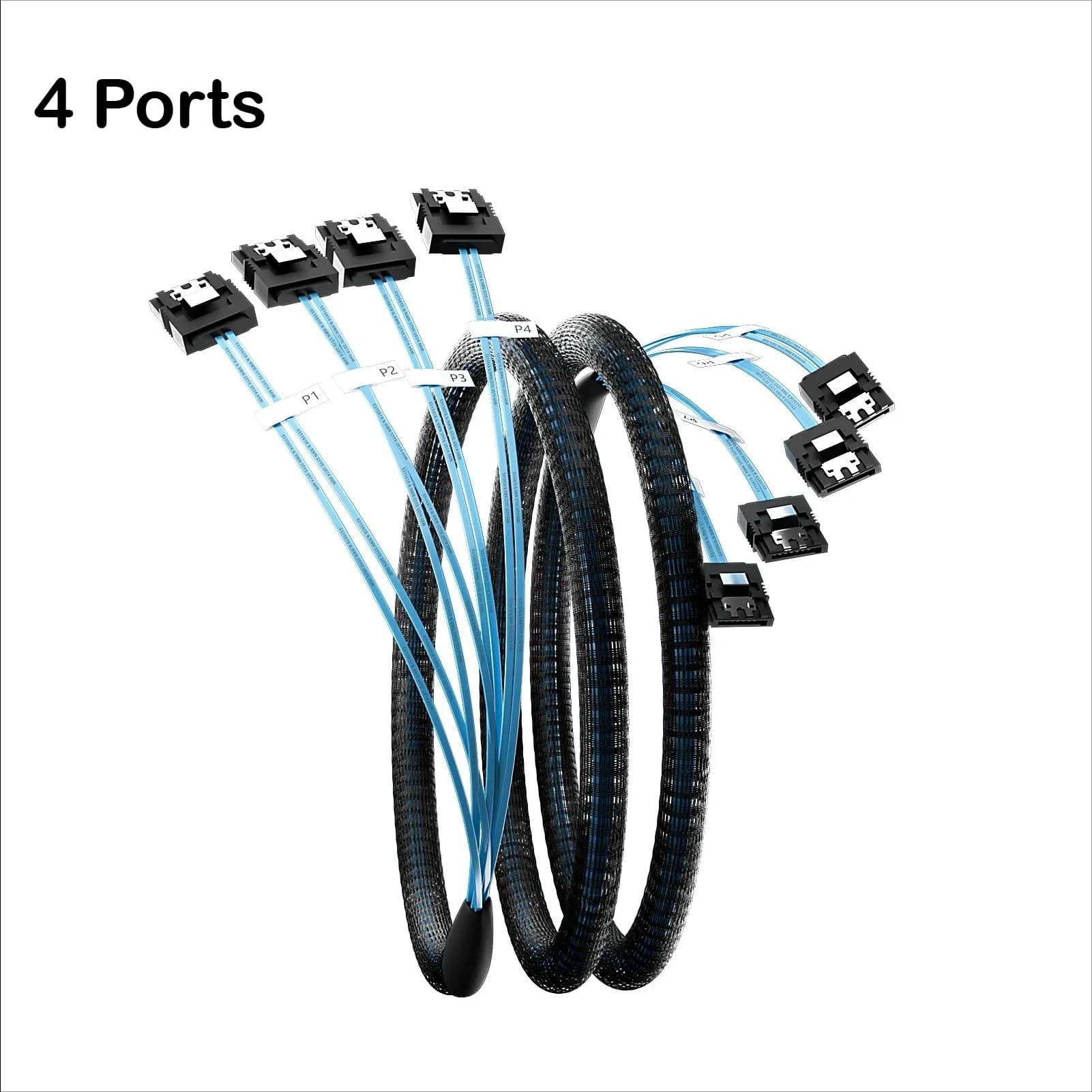 Câble Sata vers Sata 4/6/8 Ports/ensemble câble de Date SATA 3.0 cordon Sas 7 broches à 7 broches câ