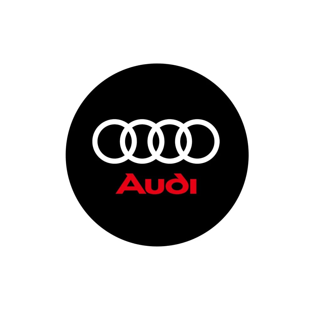 Pour AUDI A3 Q5 SLINE RS S S3 S4 S5 S6 QUATTRO 2PCS LED Projecteurs de bienvenue 3D Laser pour porti