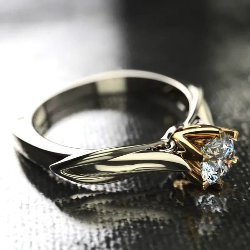 Bague en or pur 18 carats pour femmes, bagues Moissanite avec pierres précieuses naturelles, bijoux