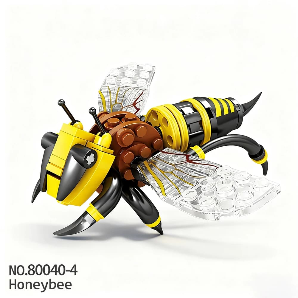 Kit de construction MOC Créatures Bioniques : Centipède, Scorpion, Trilobite – Modèles de présentati