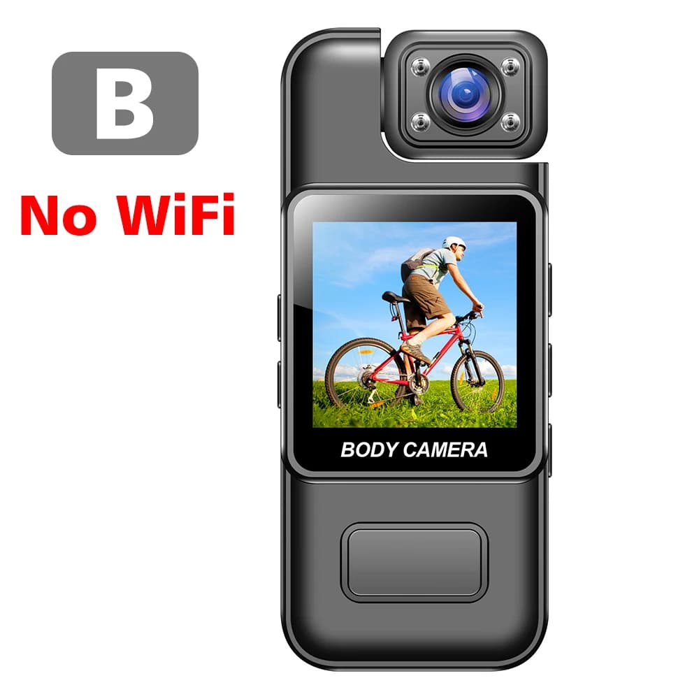 Mini caméra WiFi Ultra HD 4K, enregistreur vidéo numérique portable, batterie de police, vision noct