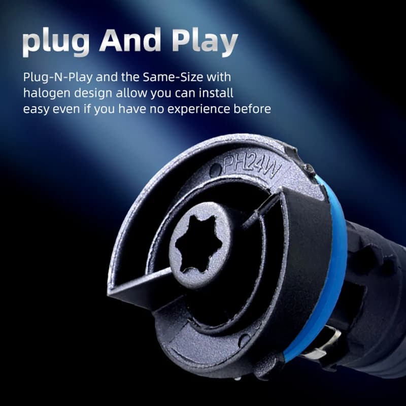 Ampoule Led HP24W, 2 pièces, sans erreur, feux de jour DRL, feux de stationnement pour PEUGEOT 3008