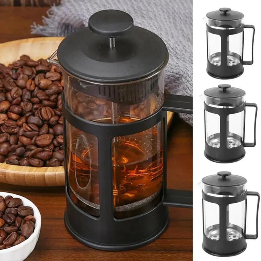 Cafetière à thé multifonctionnelle en acier inoxydable avec poignée, filtre, degré de chaleur, antir