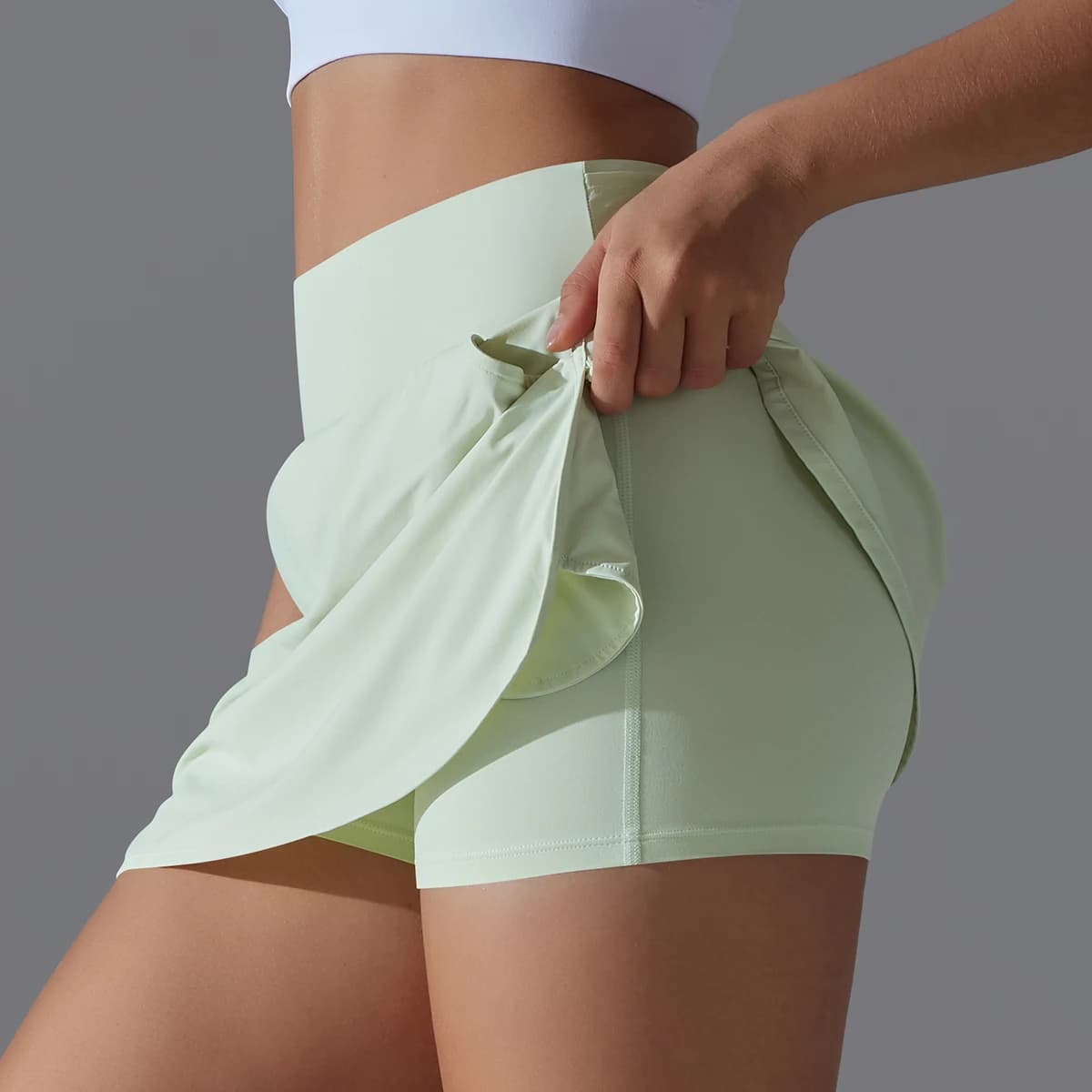 Jupe de Yoga pour Sports de plein air, jupe de Tennis, de Badminton, taille haute, respirante, pour