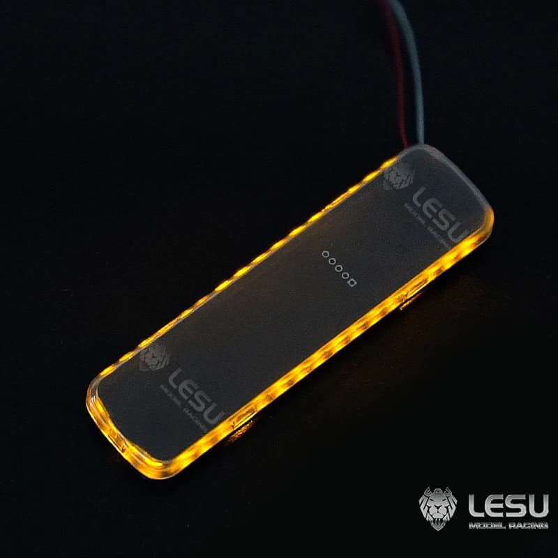 Lumière Led d'avertissement de toit rotative pour LESU 1/14, véhicule de Construction RC à monter so