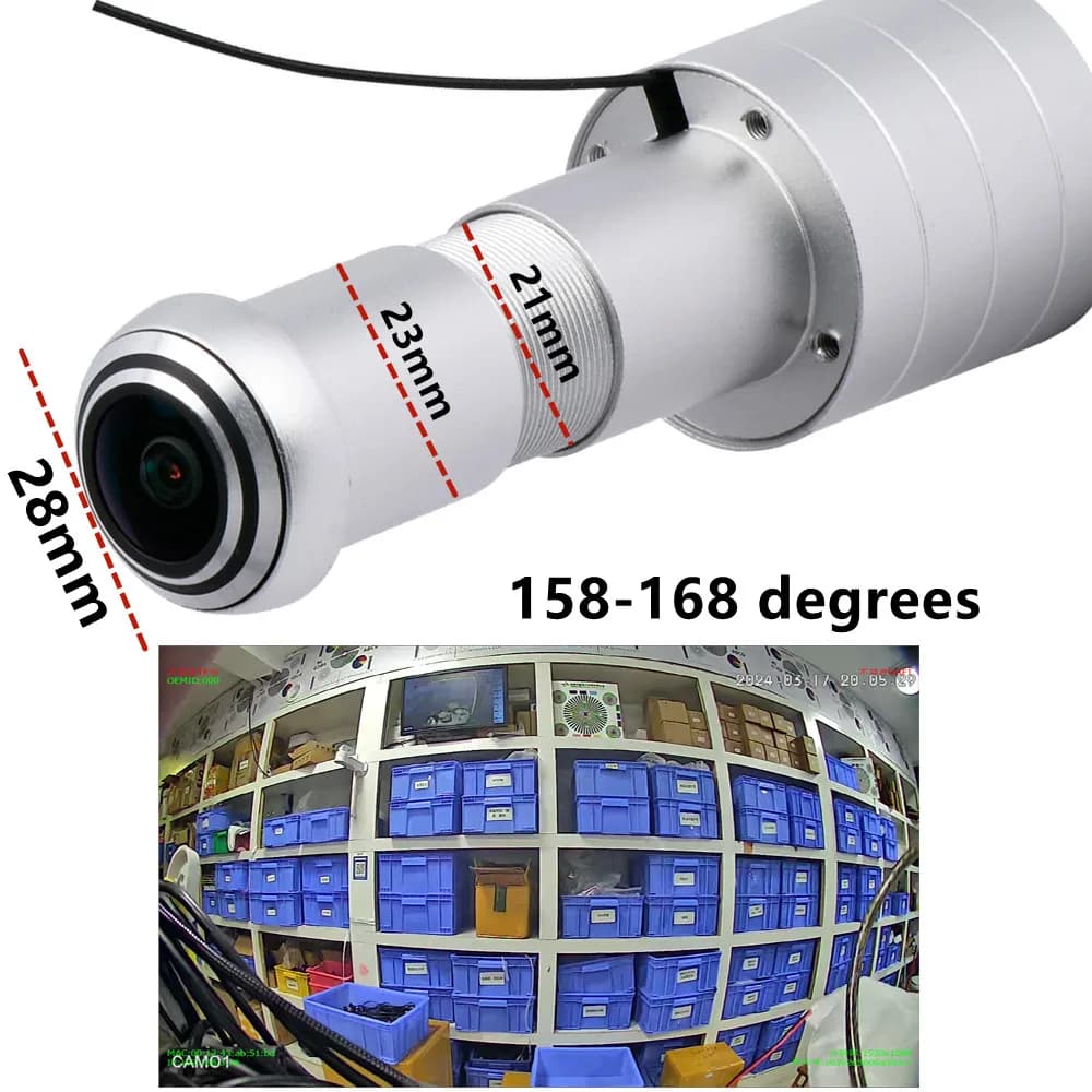 ICN2-Caméra IP WiFi 1080p, grand angle, réseau de vidéosurveillance, mini judas, P2P, carte TF