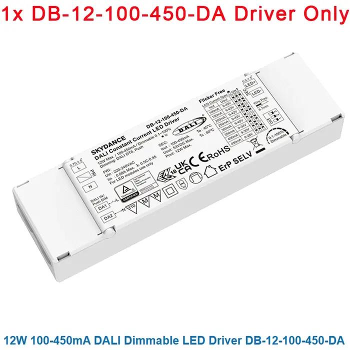 Pilote de LED Skydance DA-12A 12W DALI Intensité Variable Gradation PWM Éclairage Intelligent Pour Maison Bureau Occasions Spéciales