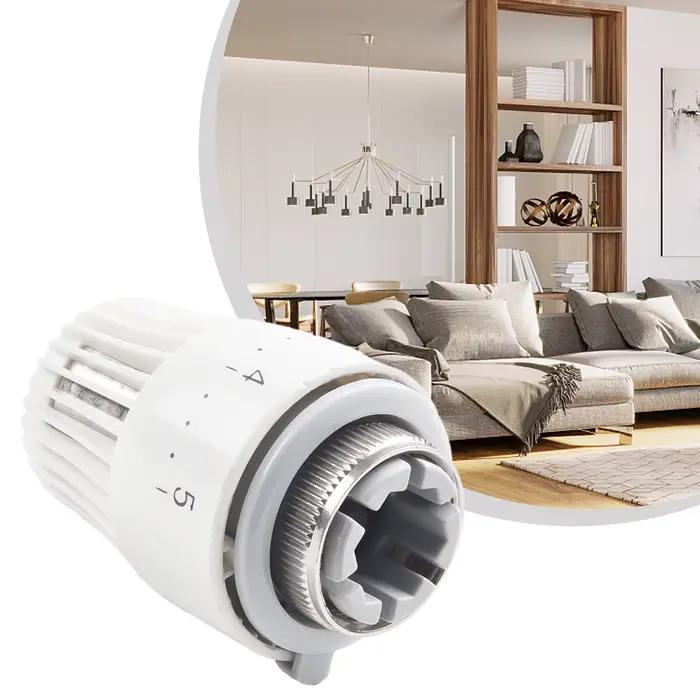 Tête de valve de contrôle de température thermostatique pour maison améliorée système de chauffage et de climatisation occasionnels de maintenance et de confort