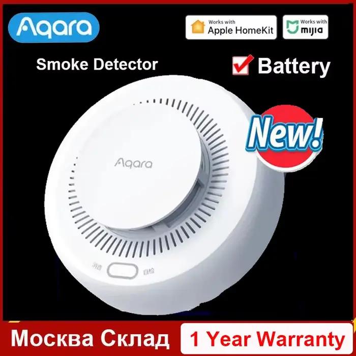 Aqara détecteur d'alarme de fumée capteur JY-GZ-01AQ détection de fumée très sensible fonctionne ave