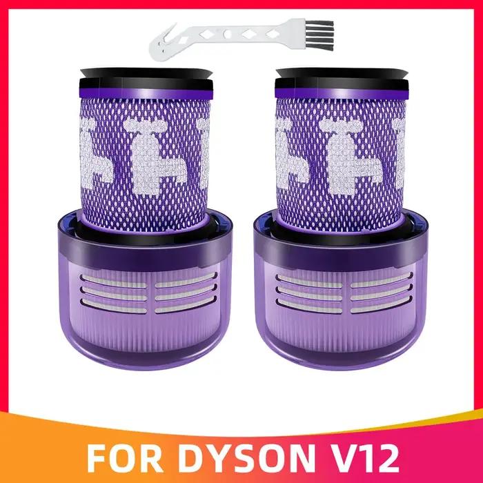 Filtres innovants pour aspirateur Dyson V12 en ABS, gris clair, jaune clair, kaki foncé, vert clair, pièces d'aspirateur pour nettoyage optimal et durabilité maximale