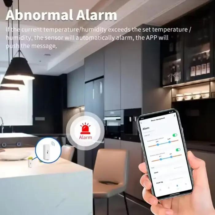 Alimenté par Tuya, thermomètre Zigbee 3.0/Wifi