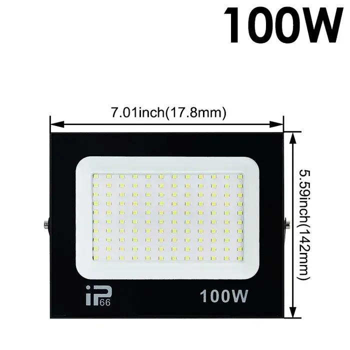 Projecteur LED 100W 150W 200W Moderne Étanche pour Garage Cour de Sport Rue Occasions Spéciales
