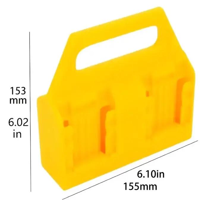 Support de stockage de support de batterie pour batterie Li-ion 14.4-18V DCB203 DCB205, station de batterie murale pour établi