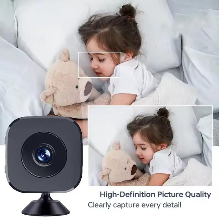 Caméra de sécurité 4K Mini Vision nocturne polychrome