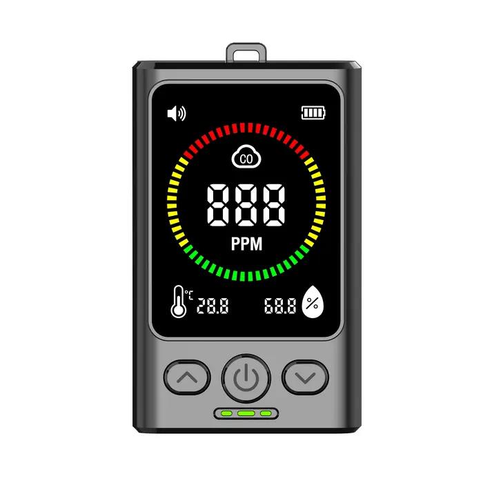 Détecteur de monoxyde de carbone portable avec affichage numérique rechargeable pour la sécurité de la maison, du garage et de la cuisine occasions spéciales