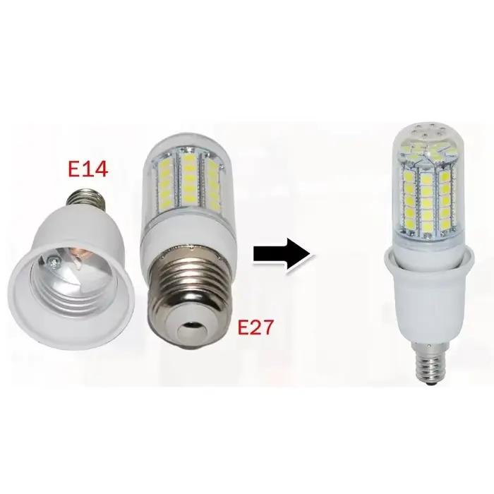 Convertisseur de support de lampe E14 à E27