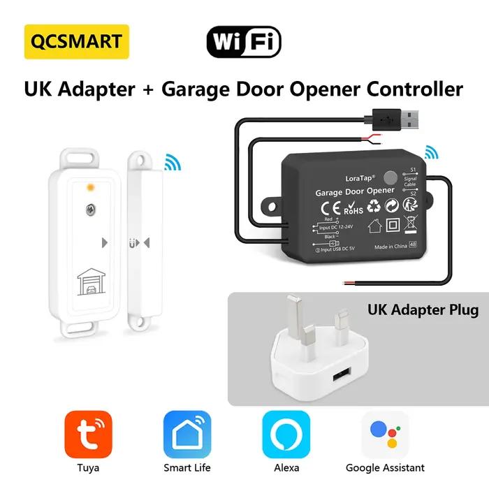 Tuya Smart Life nouveau capteur de porte sans fil Garage WiFi contacteur contrôleur ouvreur commande vocale Alexa Echo Google Assistant Home